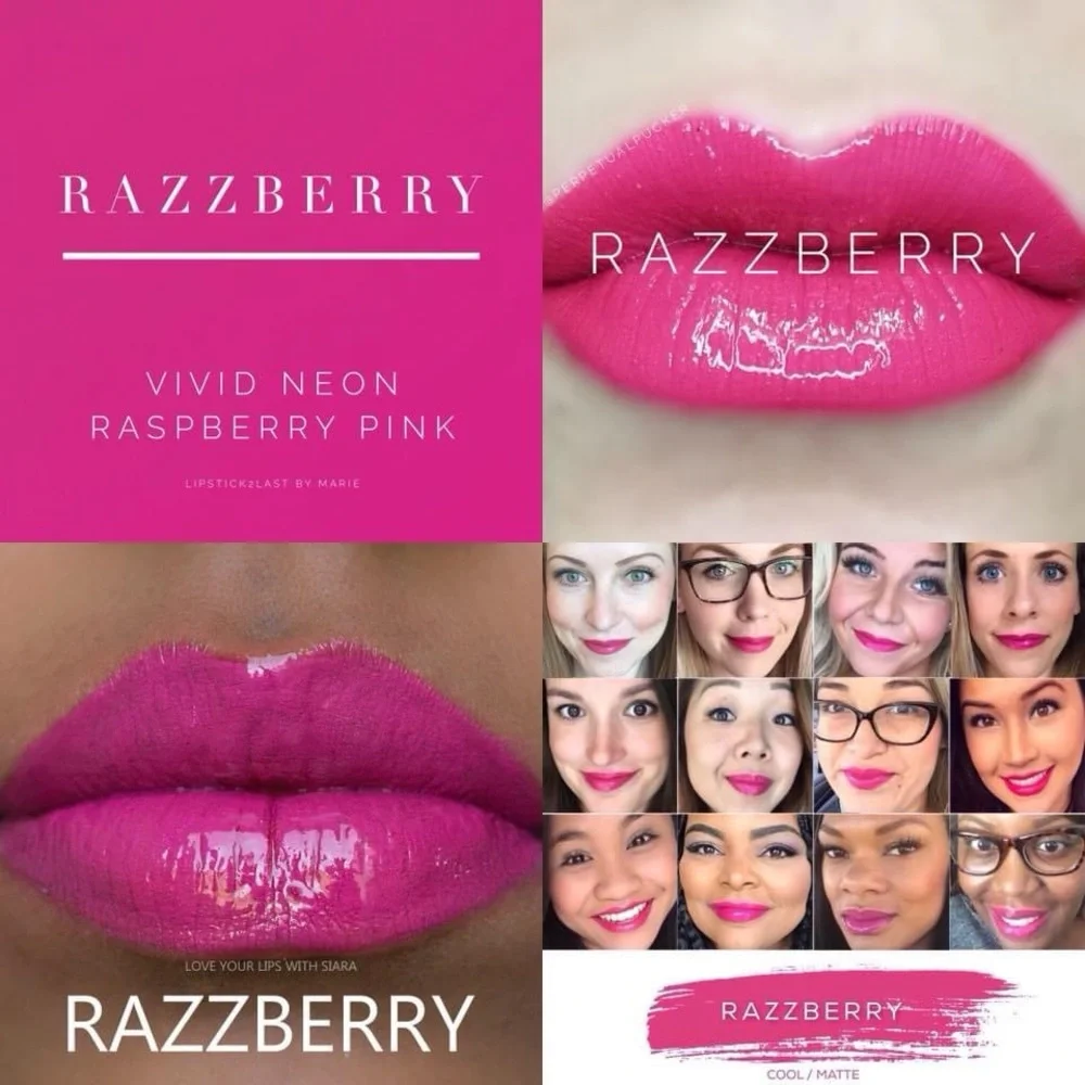 LipSense Razzberry Lipstick -Amazing Raspberry Pink color! - Picture 3 of 4
